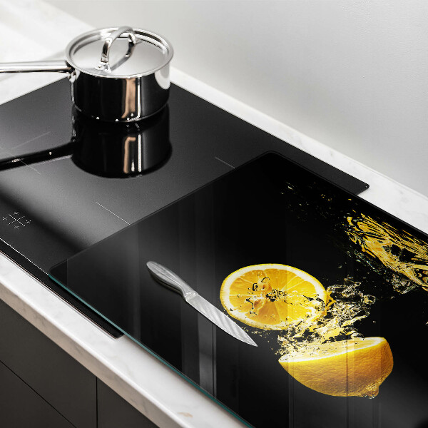 Krájecí prkénko skleněné Šťavnaté citronové ovoce