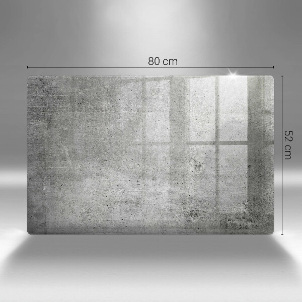 Skleněná deska do kuchyně Betonová textura