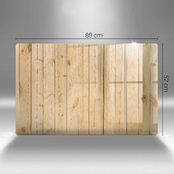 Skleněná deska do kuchyně Jemné dřevěné desky
