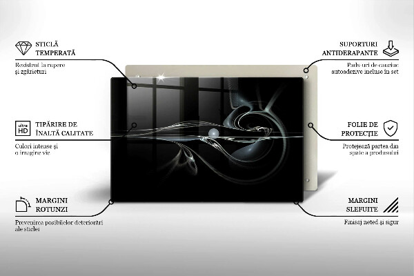 Skleněná deska do kuchyně Moderní abstrakce