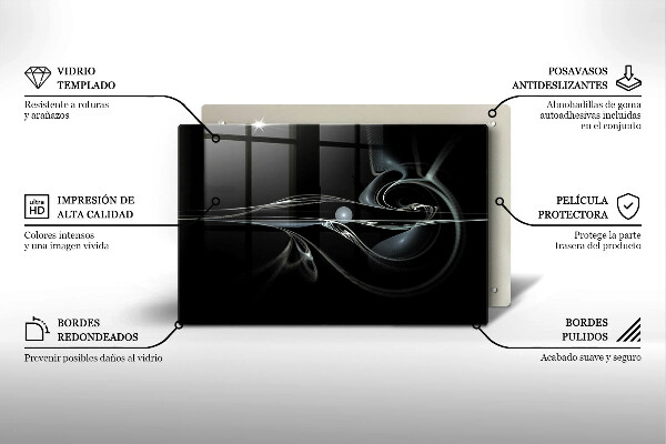 Skleněná deska do kuchyně Moderní abstrakce