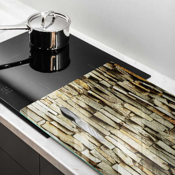 Skleněná deska do kuchyně Dekorativní kameny