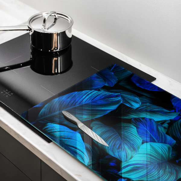 Krájecí prkénko skleněné Listí vegetace v džungli