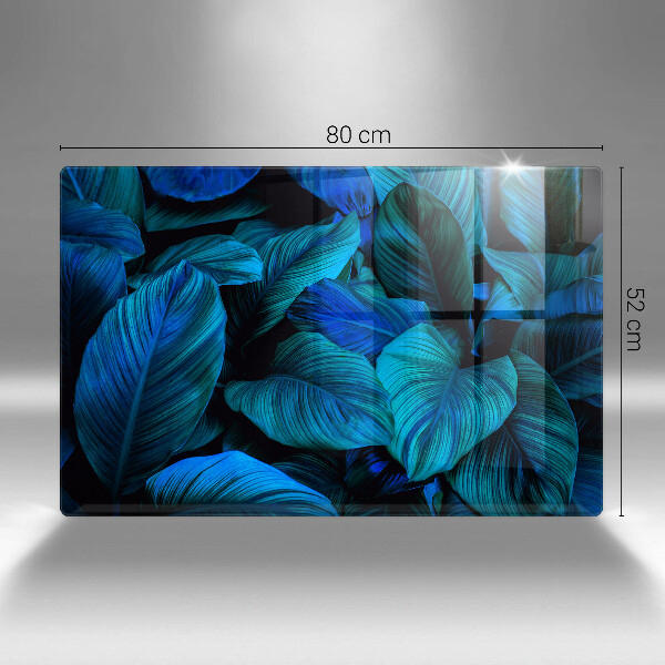 Krájecí prkénko skleněné Listí vegetace v džungli