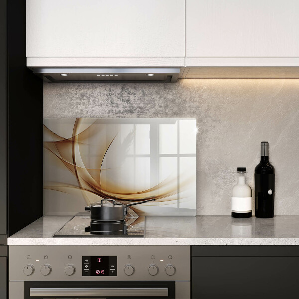 Skleněná deska do kuchyně Abstraktní tvary