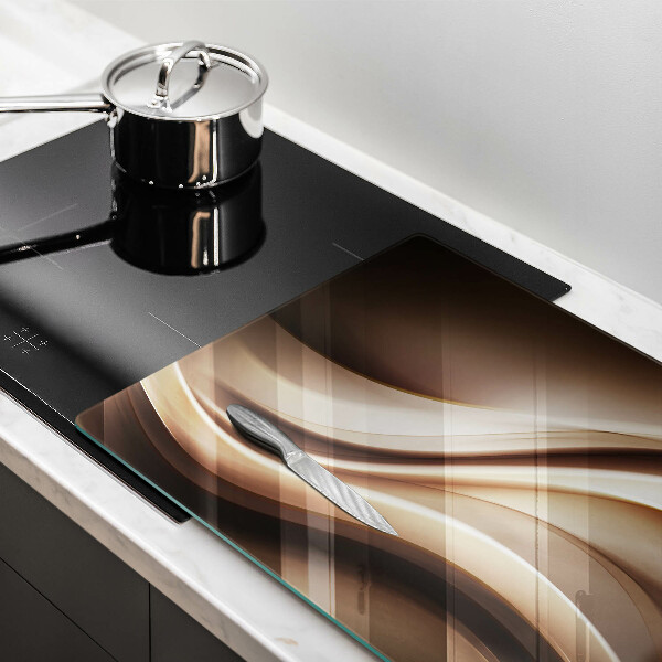 Skleněná deska do kuchyně Abstrakce jemné linie