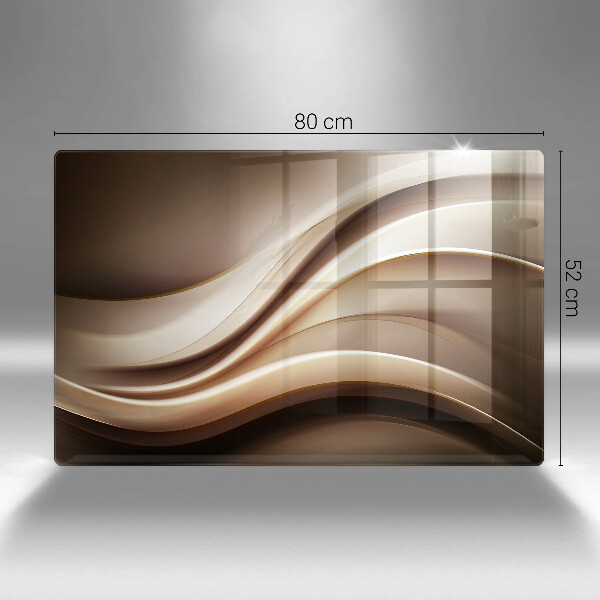 Skleněná deska do kuchyně Abstrakce jemné linie