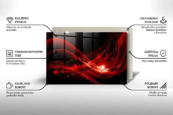 Skleněná deska do kuchyně Moderní abstrakce