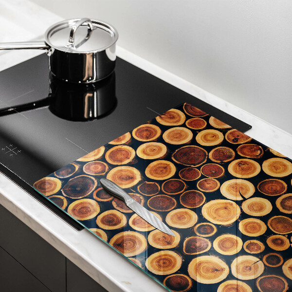 Krájecí prkénko skleněné Dřevěné pařezy