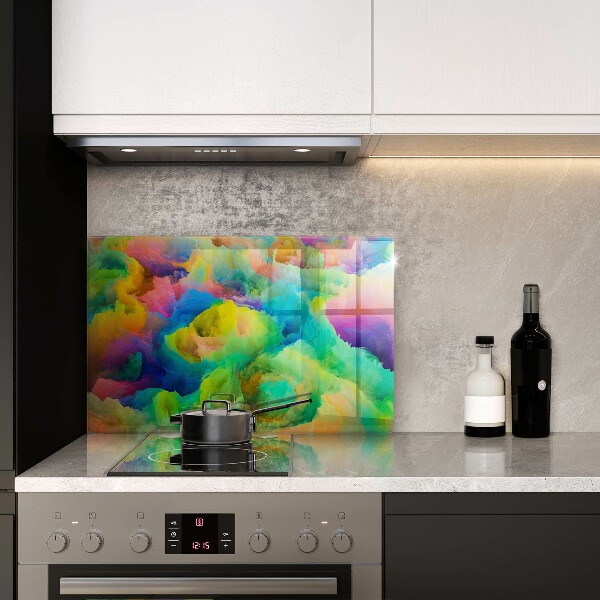Krájecí prkénko skleněné Barevná abstrakce