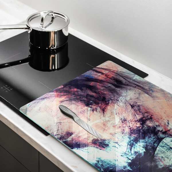 Krájecí prkénko skleněné Malovaná abstrakce