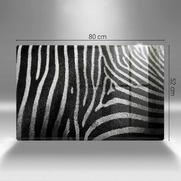 Krájecí prkénko skleněné Zebrové pruhy
