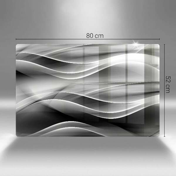 Krájecí prkénko skleněné Abstrakce jemné linie