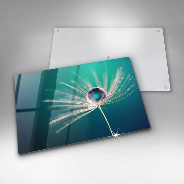 Skleněná deska do kuchyně Rosa na pampelišce