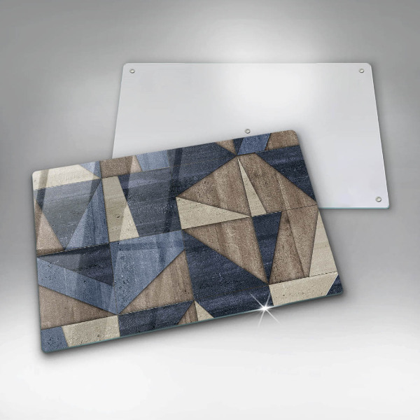 Skleněná deska do kuchyně Geometrické abstrakce