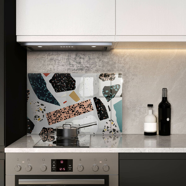 Skleněná deska do kuchyně Kamenina