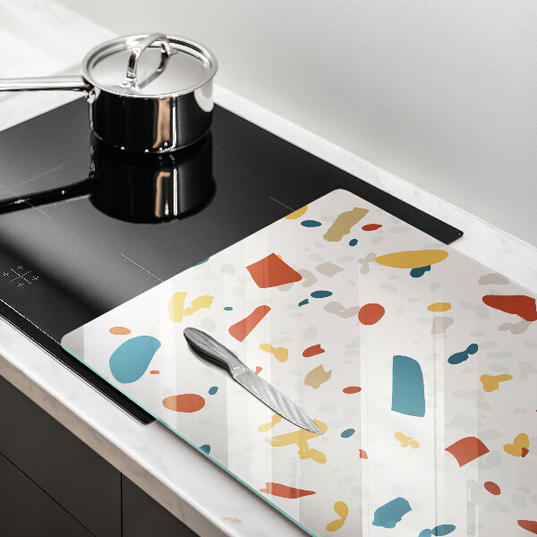 Skleněná deska do kuchyně Dekorativní kamenina