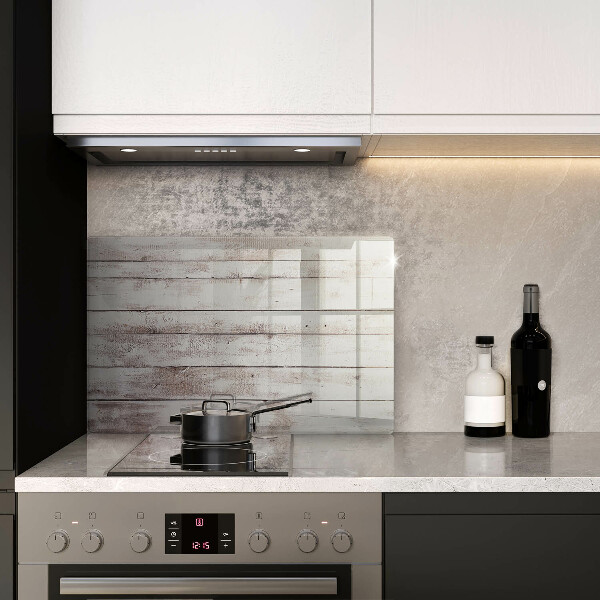 Skleněná deska do kuchyně Staré dřevěné desky