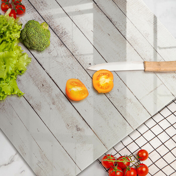 Skleněná deska do kuchyně Staré dřevěné desky