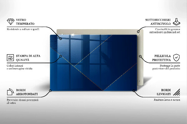 Krájecí prkénko skleněné Moderní zázemí