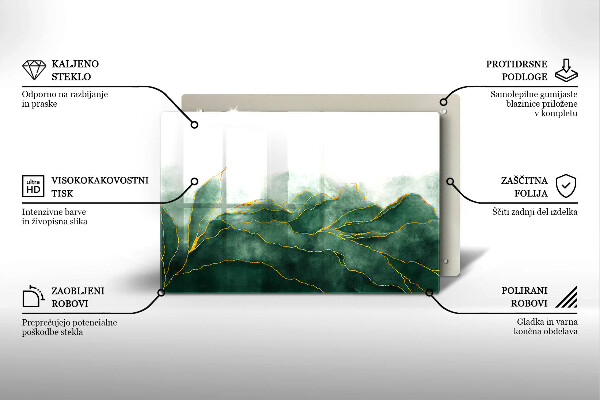 Krájecí prkénko skleněné Abstraktní příroda