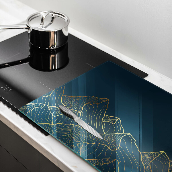 Krájecí prkénko skleněné Abstraktní hory