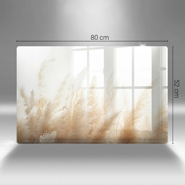 Krájecí prkénko skleněné Pampová tráva