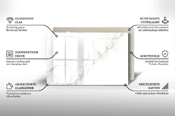 Krájecí prkénko skleněné Mramorové kamenné pozadí