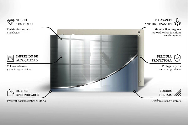 Skleněná deska do kuchyně Kovový abstrakce vzor