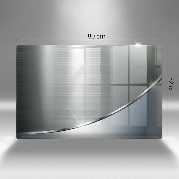 Skleněná deska do kuchyně Kovový abstrakce vzor