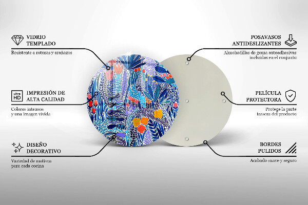 Krájecí prkénko skleněné Malovaná louka