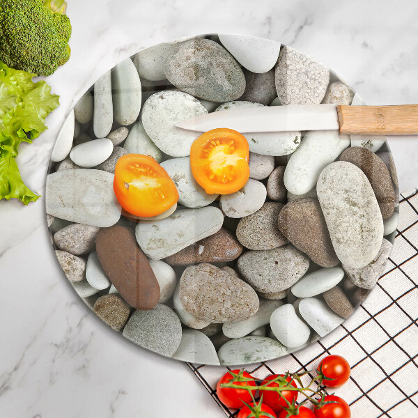 Skleněná deska do kuchyně Malé kameny pozadí