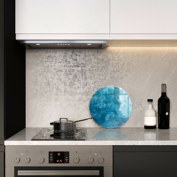 Skleněná deska do kuchyně Modrá voda