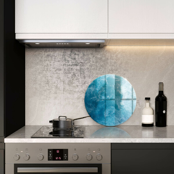 Skleněná deska do kuchyně Modrá voda