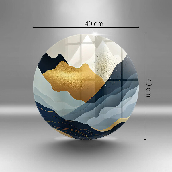 Skleněná deska do kuchyně Abstraktní hory