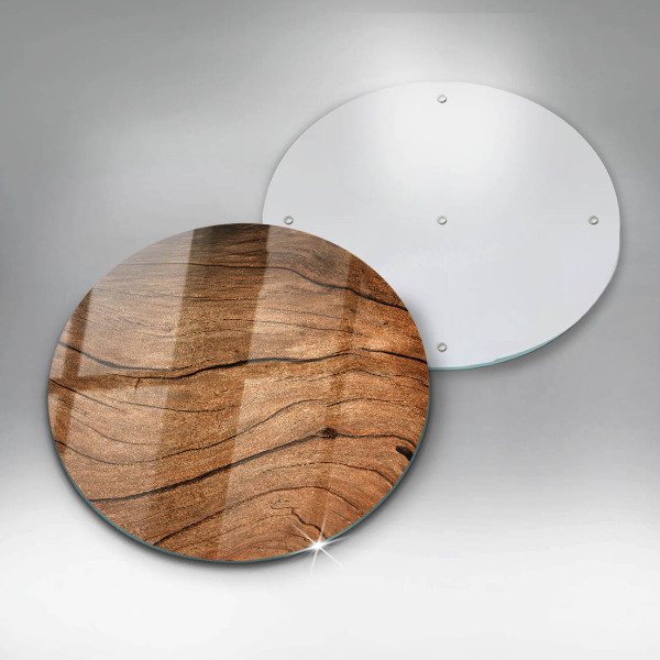 Skleněná deska do kuchyně Textura dřevěné desky