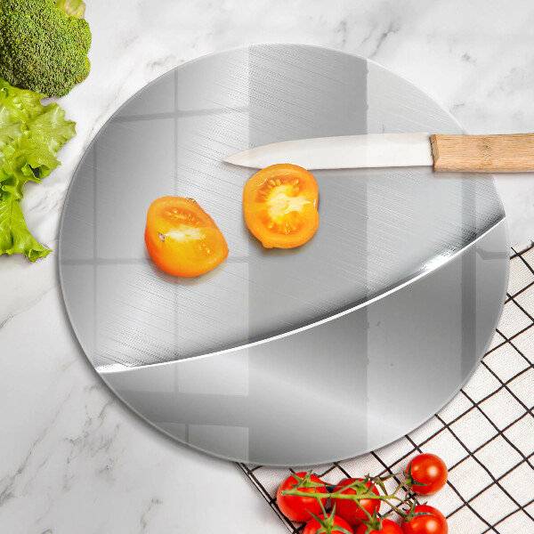 Skleněná deska do kuchyně Kovové tvary