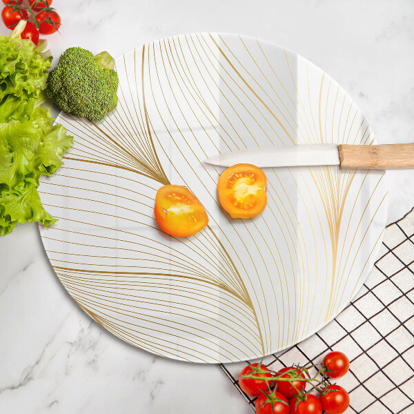 Skleněná deska do kuchyně Moderní čáry vzor