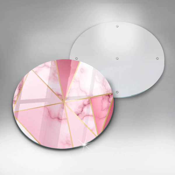 Skleněná deska do kuchyně Geometrický mramor