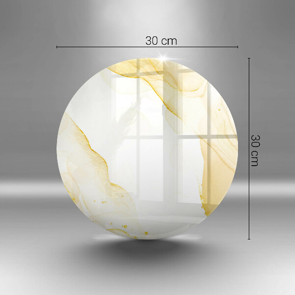 Skleněná deska do kuchyně Zlatá abstrakce