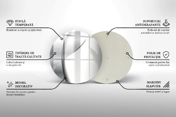 Skleněná deska do kuchyně Stříbrná kovová abstrakce