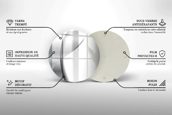 Skleněná deska do kuchyně Stříbrná kovová abstrakce