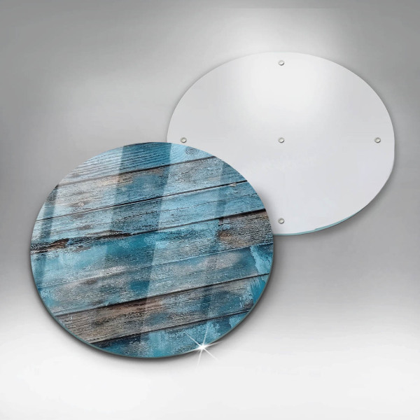 Skleněná deska do kuchyně Modré staré desky