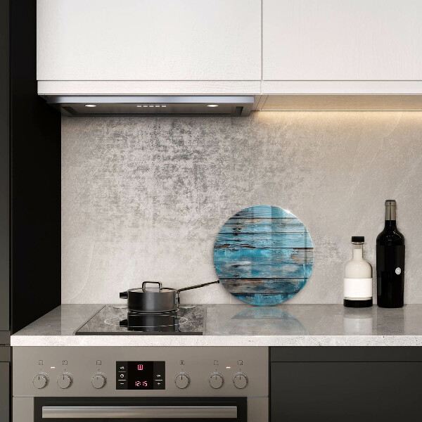 Skleněná deska do kuchyně Modré staré desky