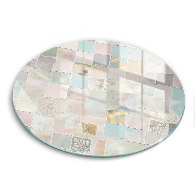 Skleněná deska do kuchyně Pastelové složení