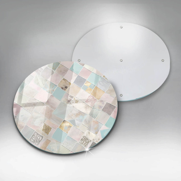 Skleněná deska do kuchyně Pastelové složení