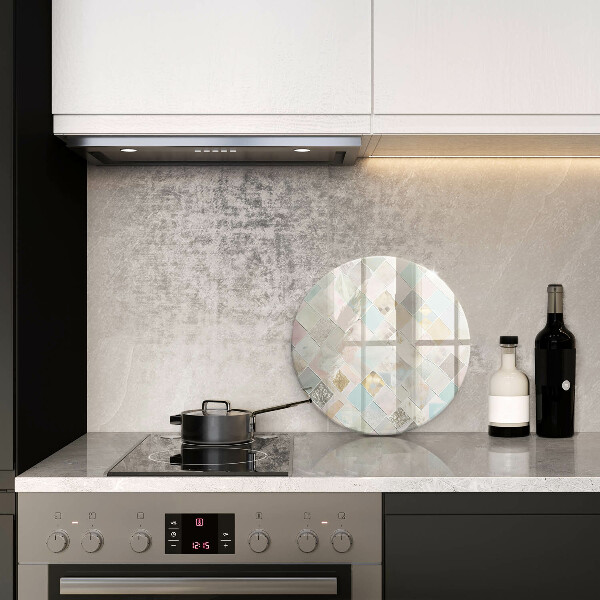 Skleněná deska do kuchyně Pastelové složení