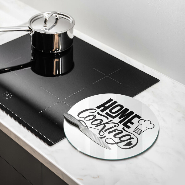 Skleněná deska do kuchyně Home cooking