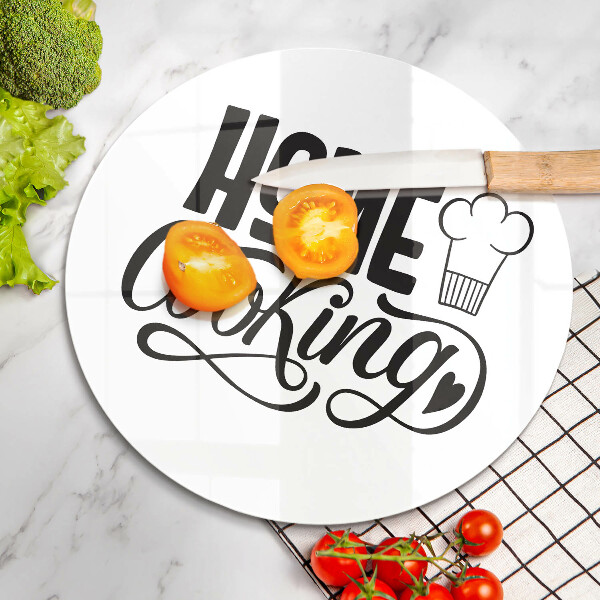 Skleněná deska do kuchyně Home cooking