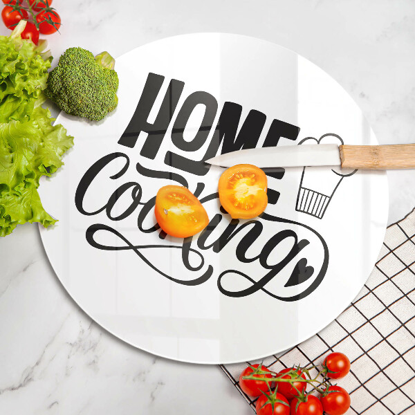 Skleněná deska do kuchyně Home cooking